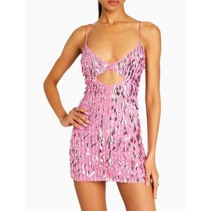 NWT Retrofete Annistyn Sequin Dress L